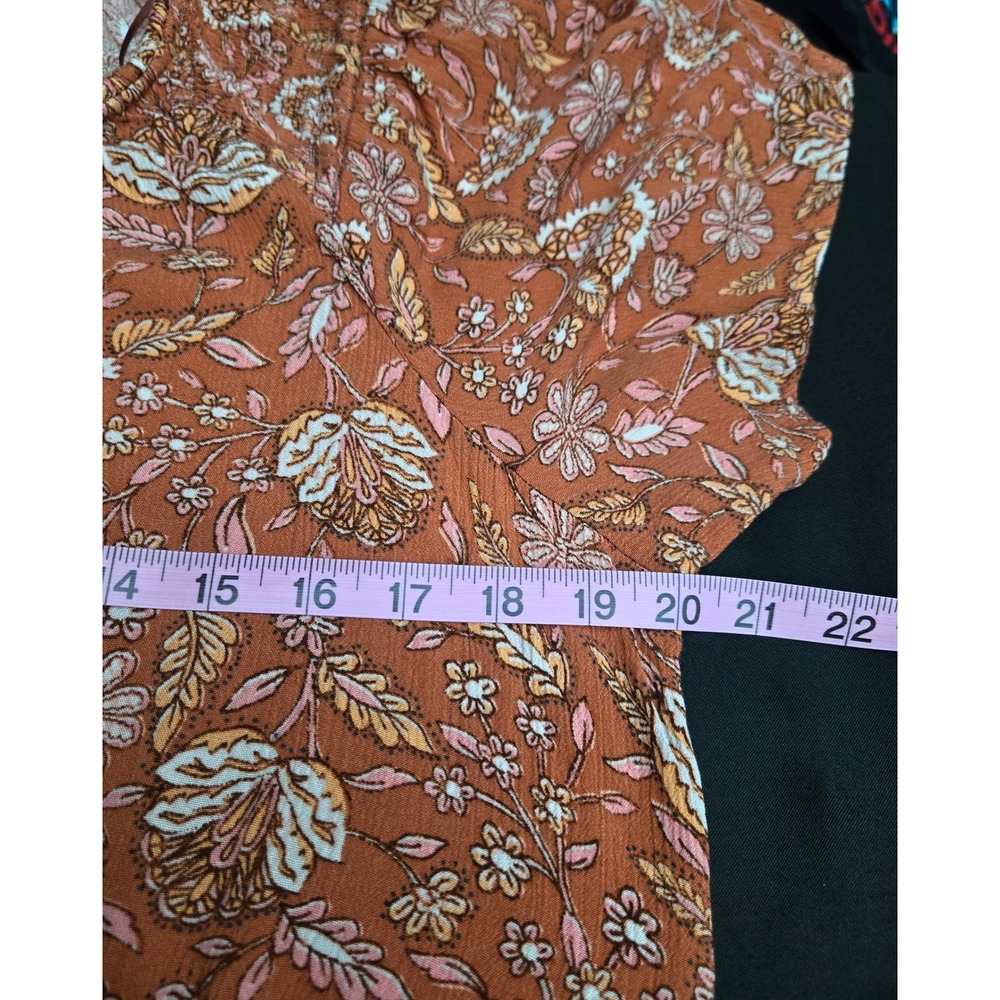 Knox Rose Maxi Dress Large Short Sleeve Boho Floral Tassel Boho Cottagecore Chic - Picture 5 of 12